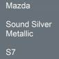 Preview: Mazda, Sound Silver Metallic, S7.